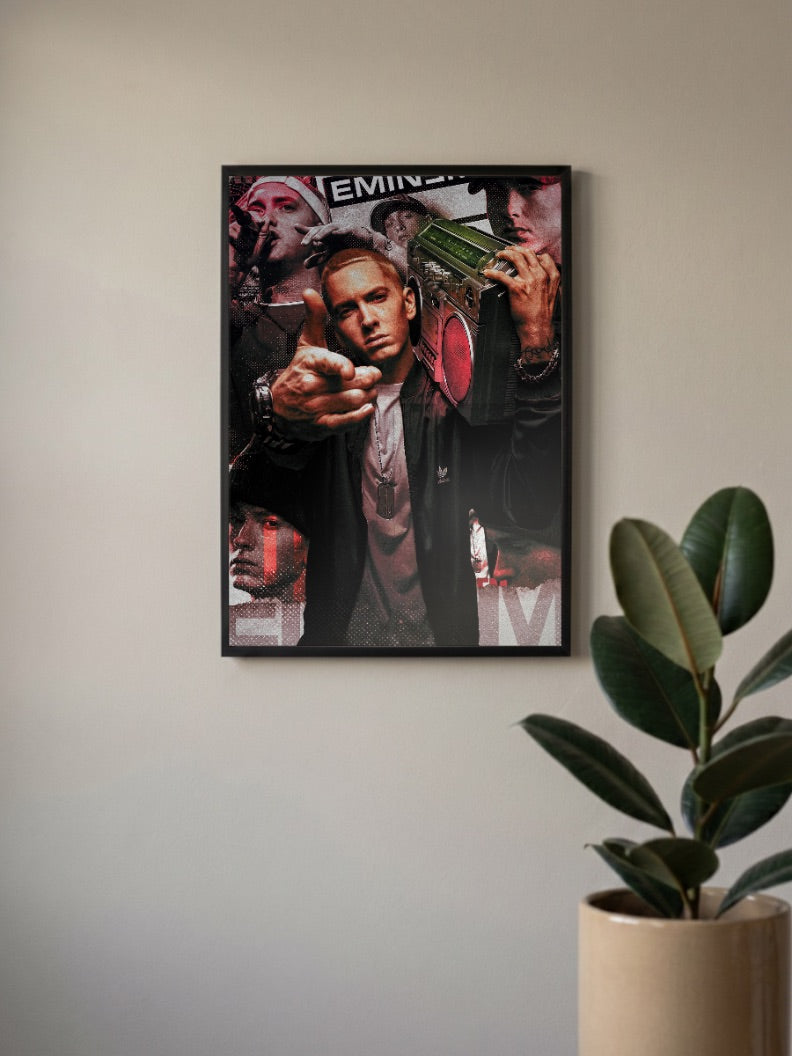 Eminem collage Poster