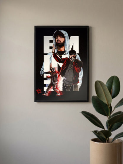 Eminem Rap cover Poster