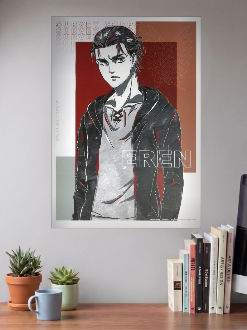Eren Yeager Attack on Titan Official Anime Poster