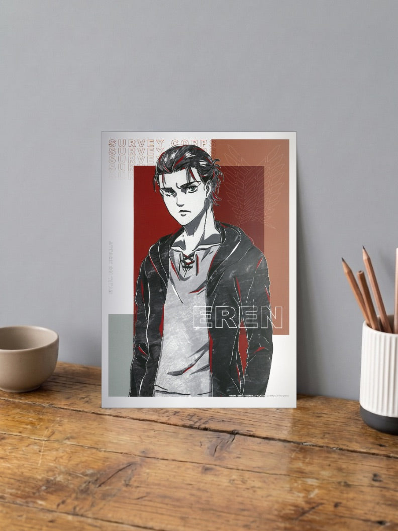 Eren Yeager Attack on Titan Official Anime Poster