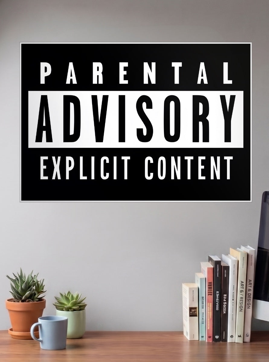Parental Advisory Label Iconic Poster