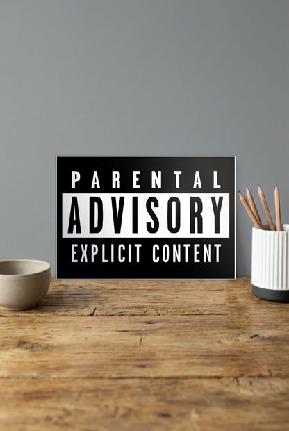 Parental Advisory Label Iconic Poster