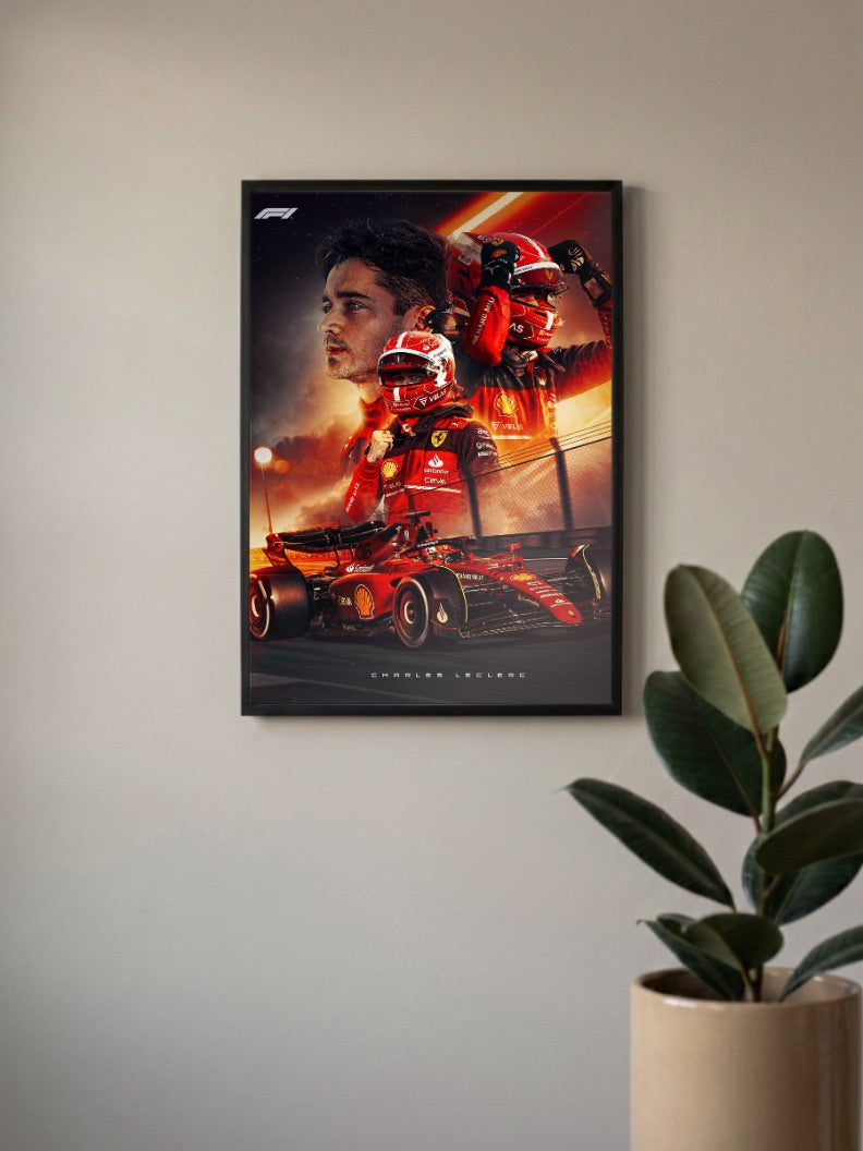 Leclerc Victory Poster