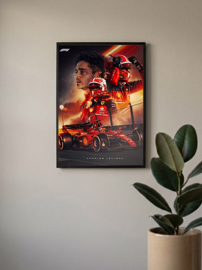 Leclerc Victory Poster