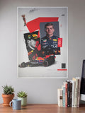 Red bull : Max Verstappen | Unstoppable Force | F1 Poster