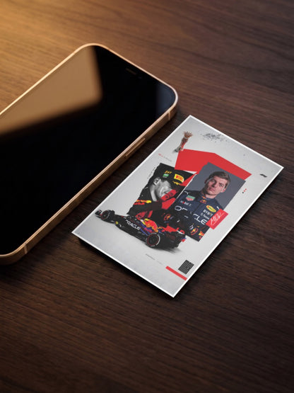Red bull : Max Verstappen | Unstoppable Force | F1 Poster