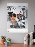 Mercedes Benz : Lewis Hamilton Poster