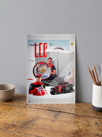 Ferrari : Charles Leclerc Poster