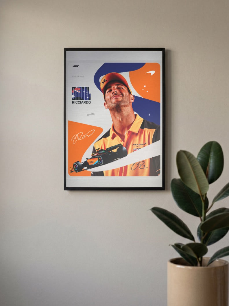 McLaren : Daniel Ricciardo Poster