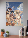 Fairy Tail Beach Day Anime Poster