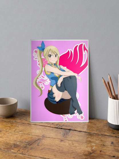 Lucy Heartfilia Fairy Tail Anime Poster