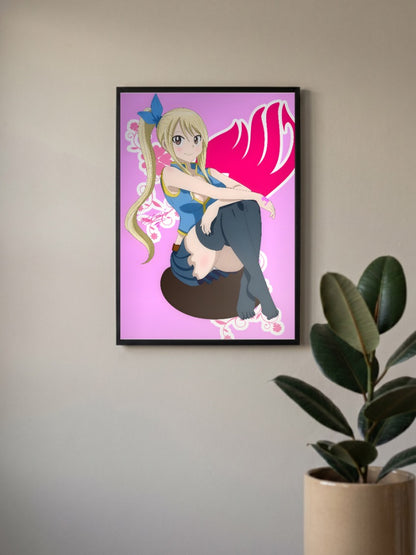 Lucy Heartfilia Fairy Tail Anime Poster