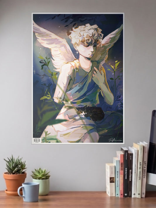 Moody Angel Poster