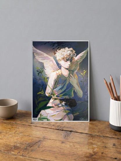 Moody Angel Poster