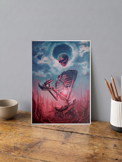Gashadokuro Dead Dreams Abstract Poster