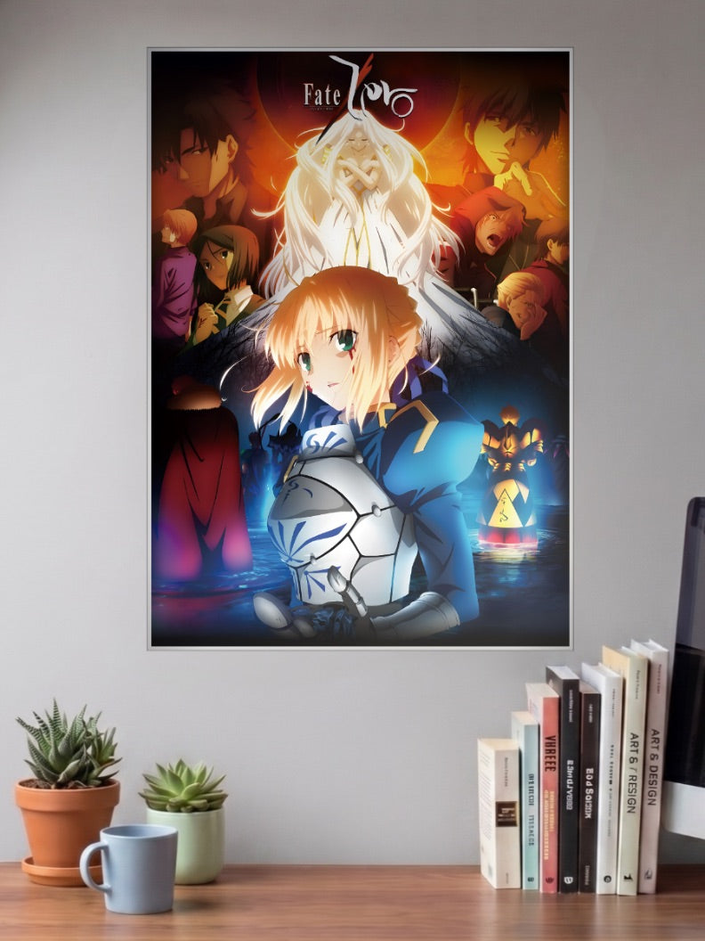 Fate Zero Saber Anime Poster