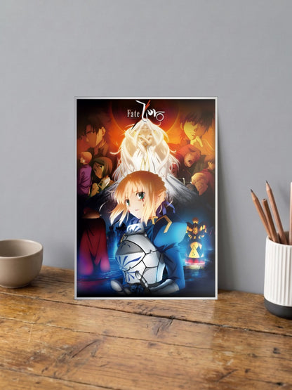 Fate Zero Saber Anime Poster