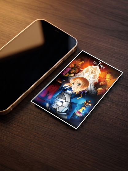 Fate Zero Saber Anime Poster