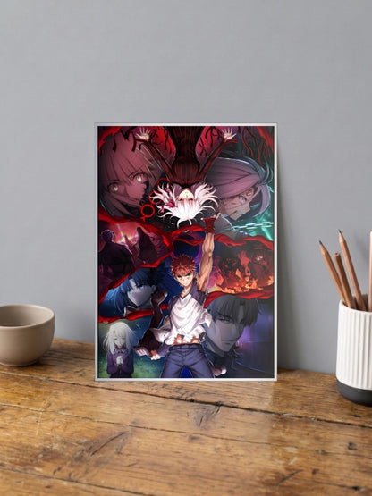 Heaven's Feel Shirou Saber Anime Poster