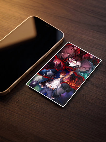 Heaven's Feel Shirou Saber Anime Poster