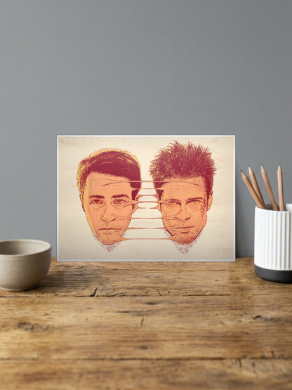 Fight Club - Brad Pitt and Edward Nortan Poster