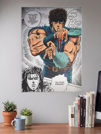 Kenshiro Fist of North Star Anime Poster