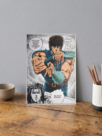 Kenshiro Fist of North Star Anime Poster