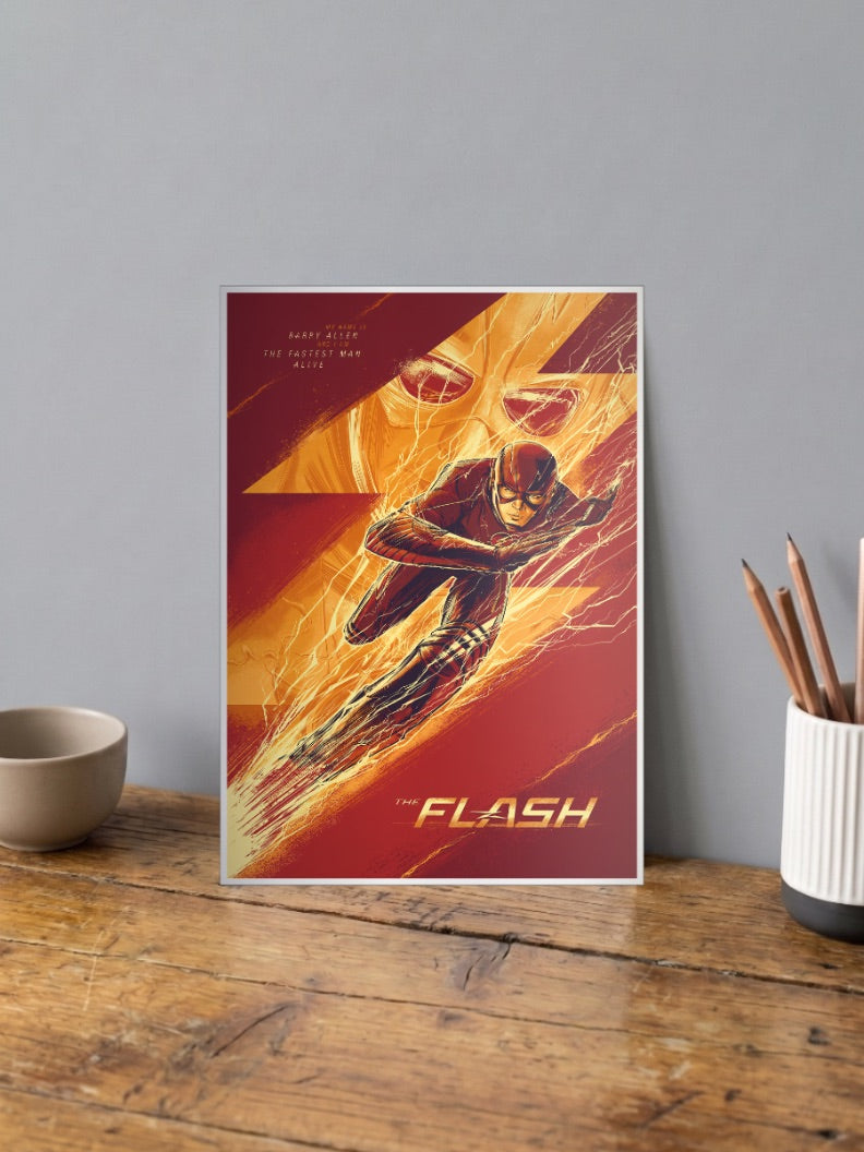 Barry Allen Fastest Man Alive DC Poster