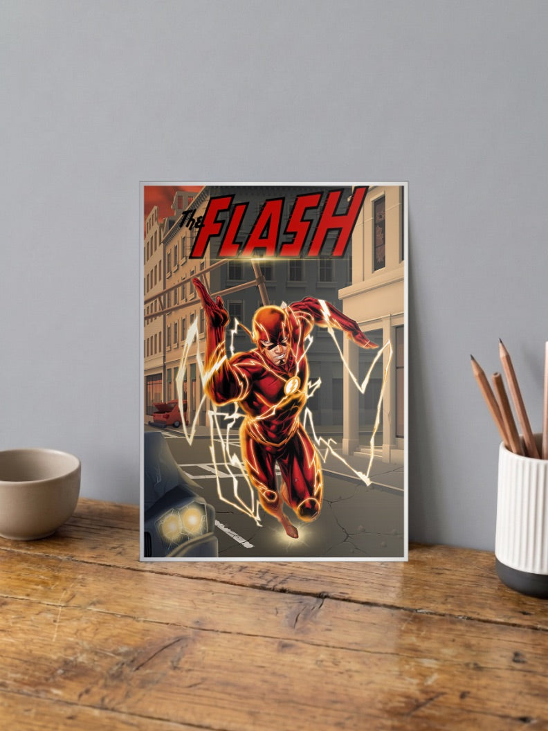 The Flash Barry Allen DC Poster