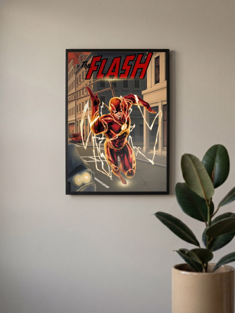 The Flash Barry Allen DC Poster