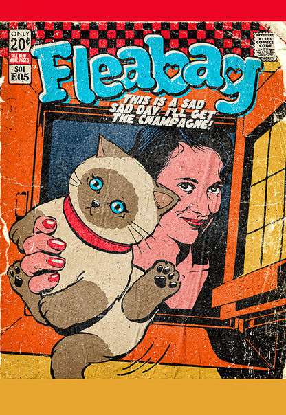 Fleabag Cat Poster