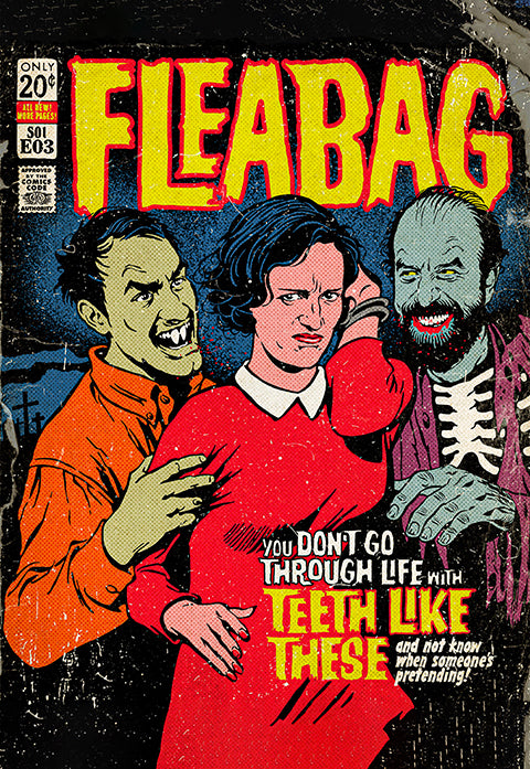 Fleabag Comic Art Poster