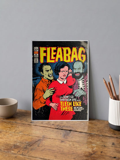 Fleabag Comic Art Poster