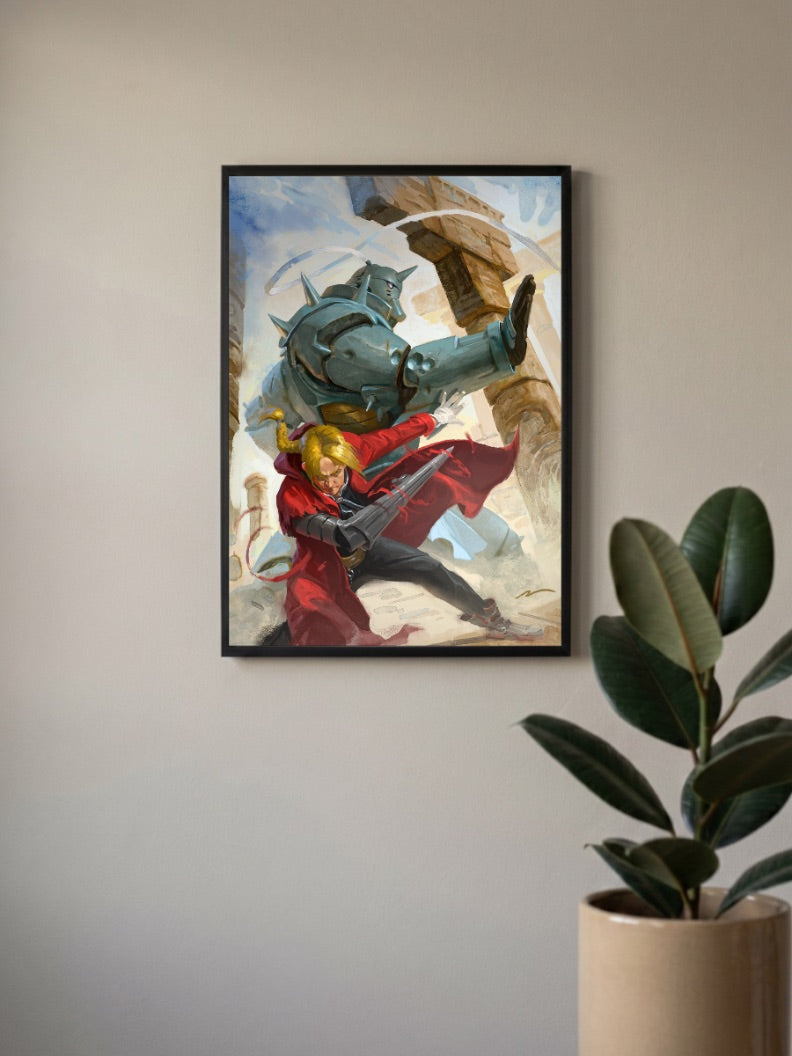 Edward & Alphonse-Fullmetal Alchemist Poster