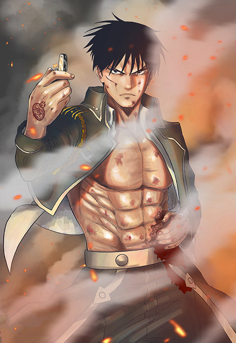 Roy Mustang-Fullmetal Alchemist Poster