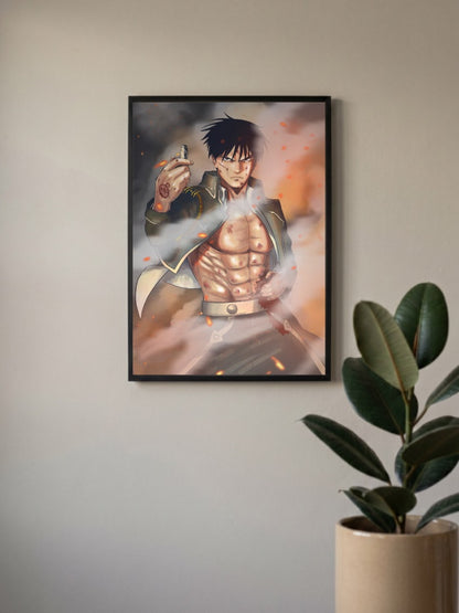 Roy Mustang-Fullmetal Alchemist Poster