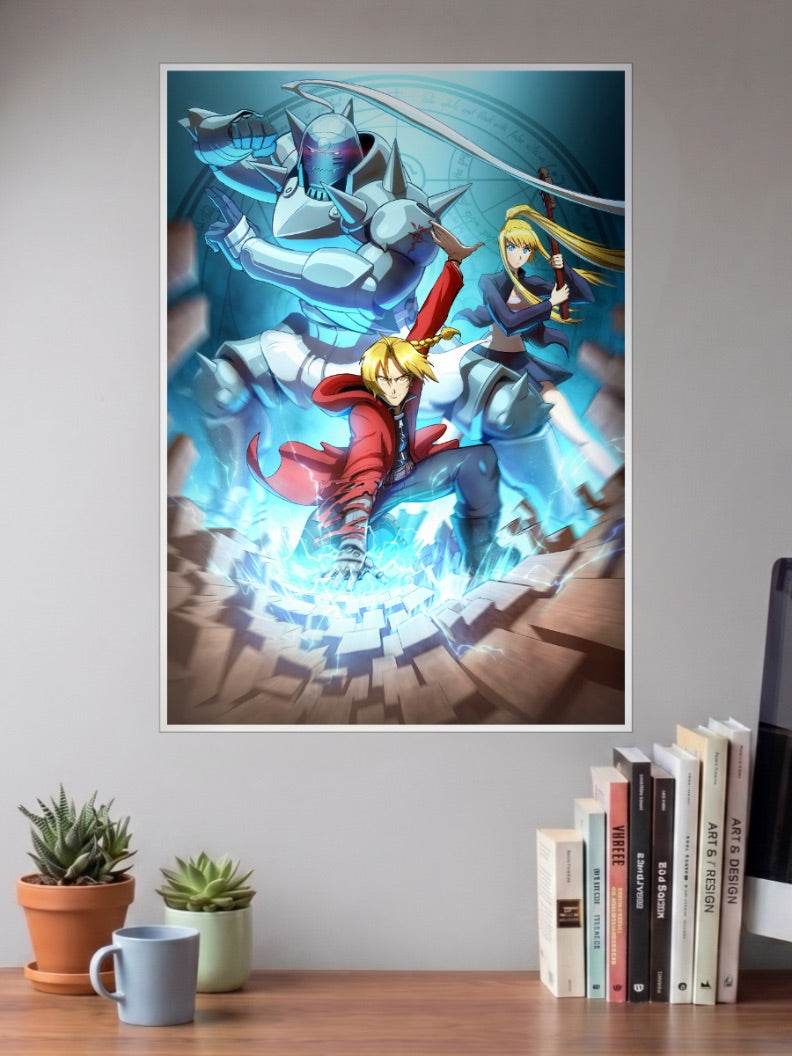 Fullmetal Alchemist Battle Pose Poster