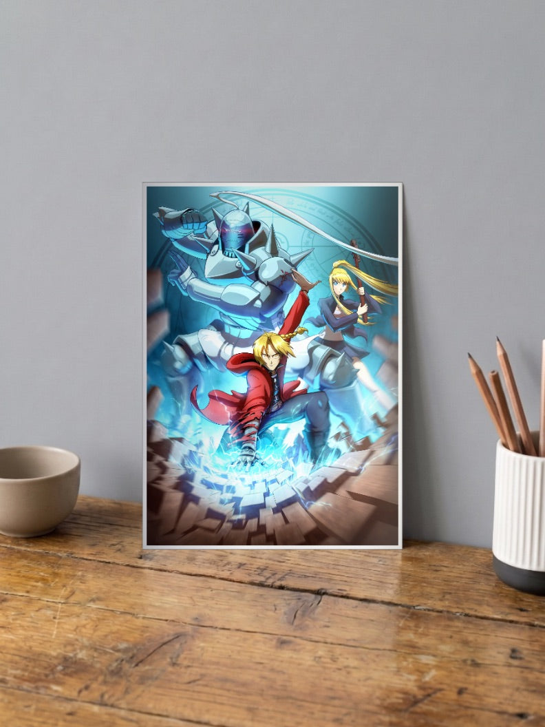 Fullmetal Alchemist Battle Pose Poster