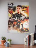 Max Verstappen Three Time Champ F1 Poster