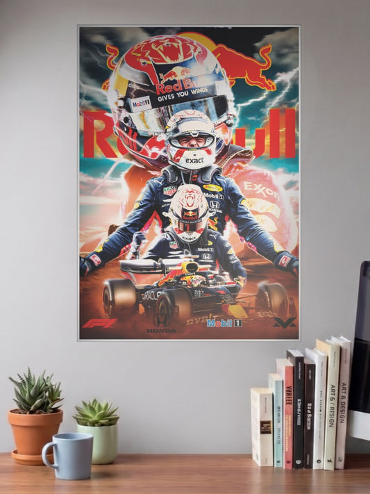 Max Verstappen Red Bull F1 Poster