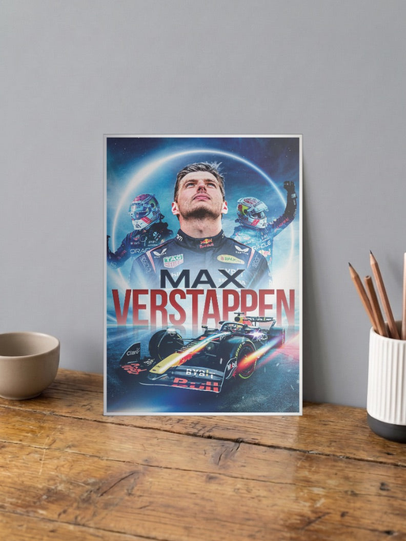 Max Verstappen Red Bull Racing F1 Poster