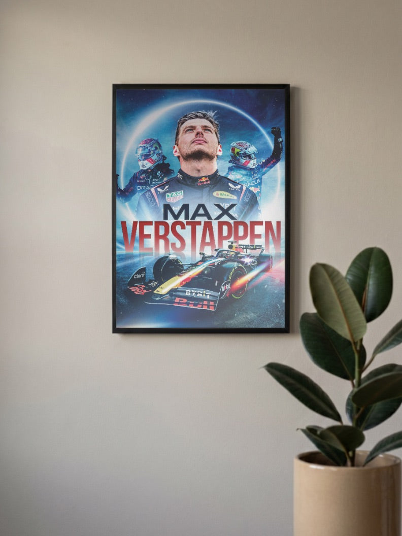 Max Verstappen Red Bull Racing F1 Poster