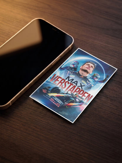Max Verstappen Red Bull Racing F1 Poster