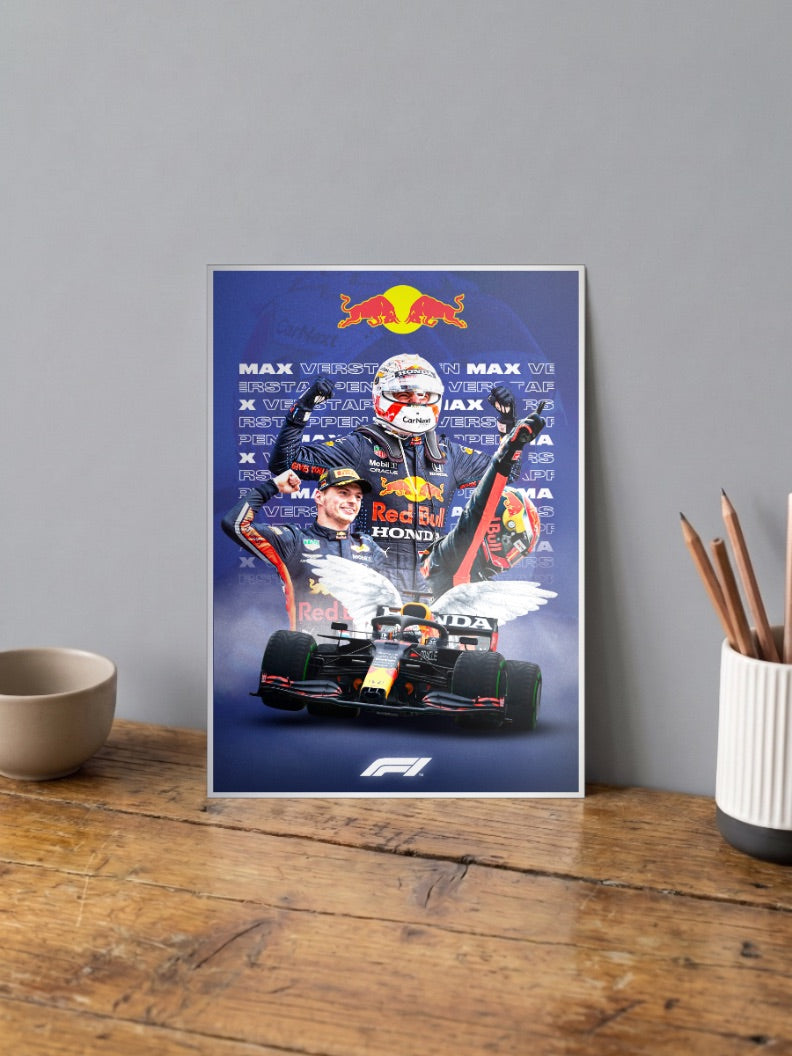 Red bull | Max Verstappen | F1 Poster