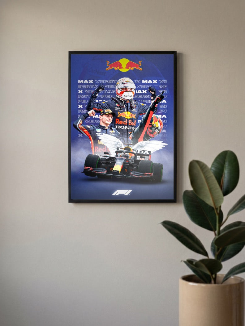 Red bull | Max Verstappen | F1 Poster