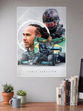 Lewis Hamilton Poster
