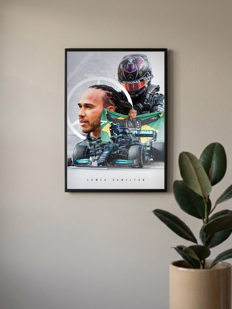 Lewis Hamilton Poster