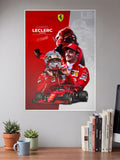 Charles Leclerc Autograph Poster