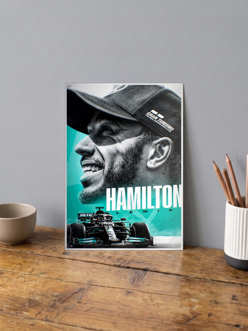 Lewis Hamilton solo Poster
