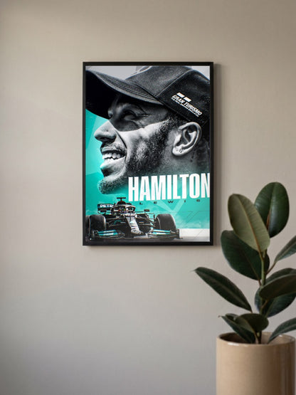 Lewis Hamilton solo Poster